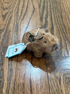 Jellycat Clyde Capybara Bag Charm Keychain 🐾🤎